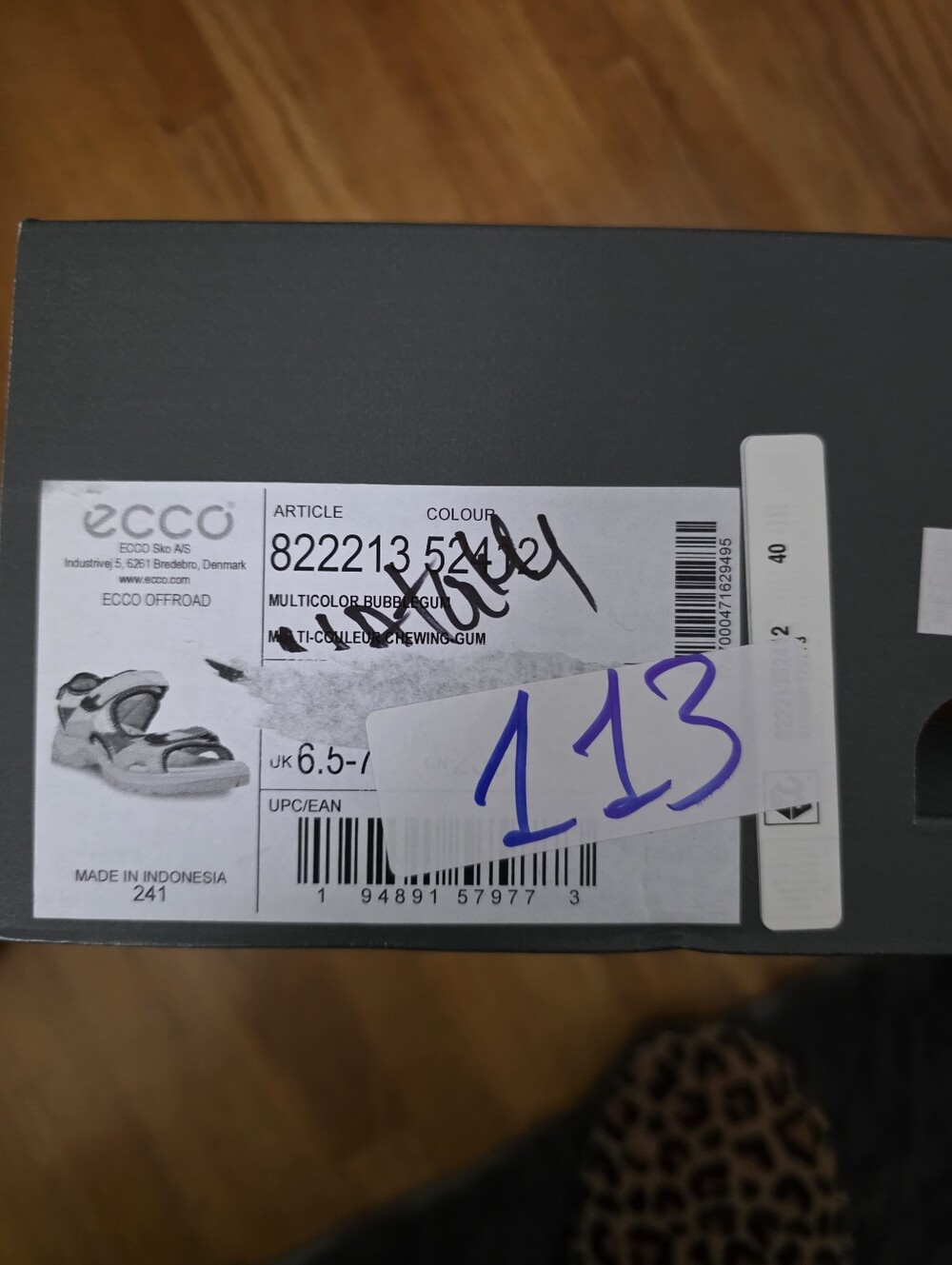 Ecco Offroad Womens Multicolor Adjustable Sport Sandals 9/9.5 US - Picture 4 of 4